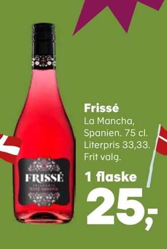 SuperBrugsen Frissé tilbud