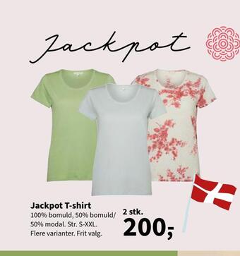 Kvickly Jackpot t-shirt tilbud