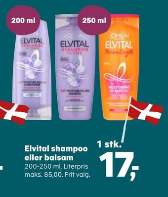 SuperBrugsen Elvital shampoo eller balsam tilbud