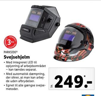 Lidl Svejsehjelm tilbud