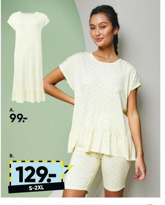 Bilka Pyjamas med shorts tilbud