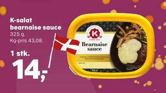 SuperBrugsen K-salat bearnaise sauce tilbud