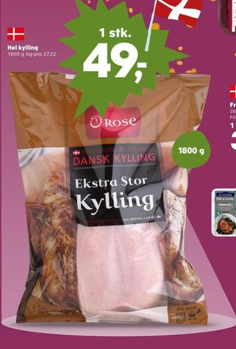 SuperBrugsen Hel kylling tilbud