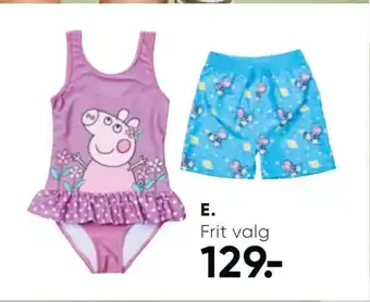 Bilka Badedragt eller shorts tilbud