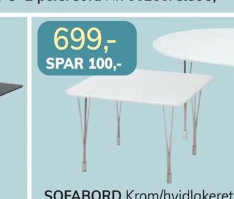 Daells Bolighus Hjørnebord tilbud