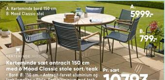 Bilka Kerteminde bord 150 cm tilbud