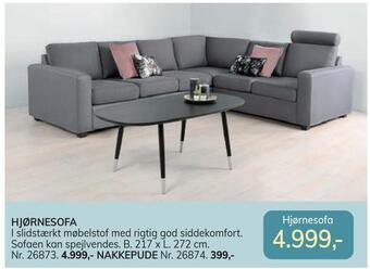 Daells Bolighus Hjørnesofa tilbud