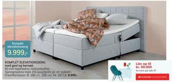 Komplet elevationsseng