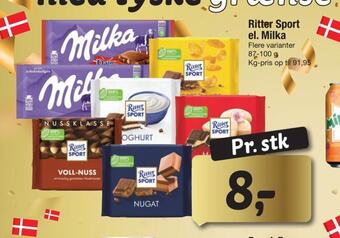 Fakta Tyskland Ritter sport el. milka tilbud