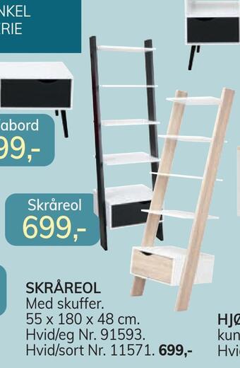 Daells Bolighus Skråreol tilbud