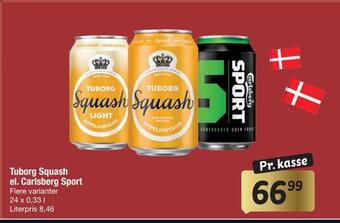 Fakta Tyskland Tuborg squash el. carlsberg sport tilbud