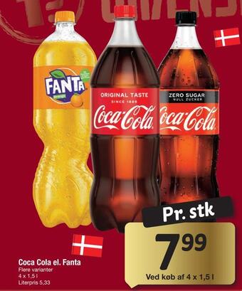 Fakta Tyskland Coca cola el. fanta tilbud