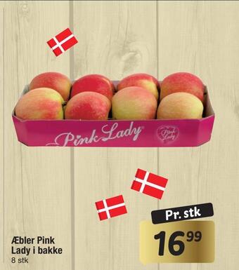 Fakta Tyskland Æbler pink lady i bakke tilbud