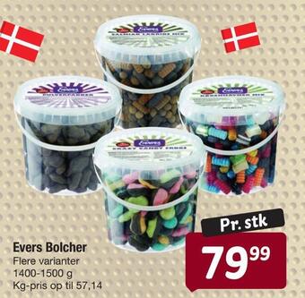 Fakta Tyskland Evers bolcher tilbud