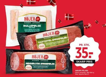 MENY Højer pålæg tilbud