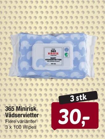 Fakta Tyskland 365 minirisk vådservietter tilbud