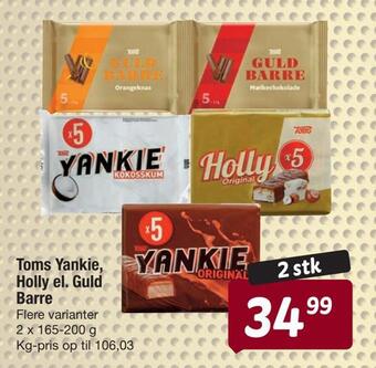 Fakta Tyskland Toms yankie, holly el. guld barre tilbud