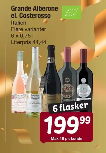 Fakta Tyskland Grande alberone el. costerosso tilbud