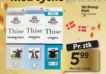 Fakta Tyskland 365 økologi mælk tilbud