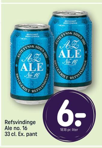 REMA 1000 Refsvindinge ale no. 16 tilbud