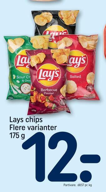 REMA 1000 Lays chips tilbud