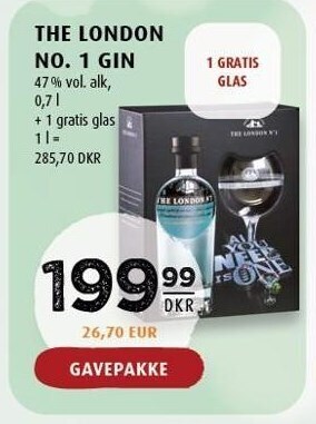 Scandinavian Park The london no. 1 gin tilbud