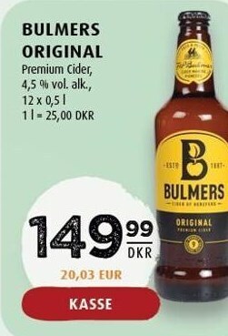 Scandinavian Park Bulmers original tilbud