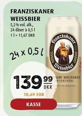 Scandinavian Park Franziskaner weissbier tilbud