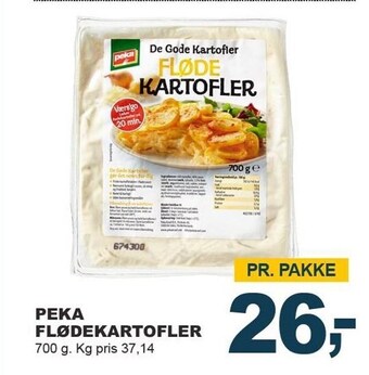 Peka flødekartofler