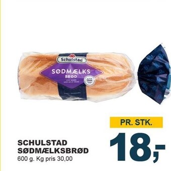 Schulstad sødmælksbrød