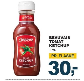 Let-Køb Beauvais tomat ketchup tilbud