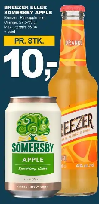 Breezer el. somersby apple