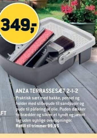 XL-BYG ANZA TERRASSESÆT 2-1-2 tilbud