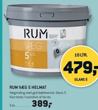 XL-BYG RUM VÆG 5 HELMAT tilbud