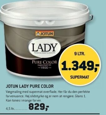 XL-BYG JOTUN LADY PURE COLOR tilbud