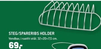 XL-BYG STEG/SPARERIBS HOLDER tilbud