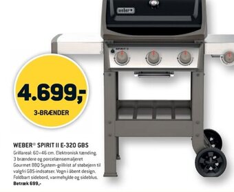 XL-BYG WEBER® SPIRIT II E-320 GBS tilbud