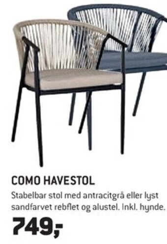 XL-BYG COMO HAVESTOL tilbud
