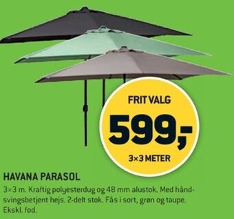 XL-BYG HAVANA PARASOL tilbud