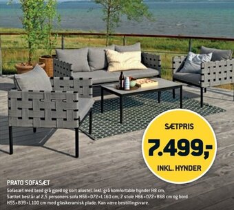XL-BYG PRATO SOFASÆT tilbud