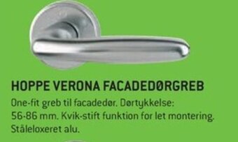 XL-BYG HOPPE VERONA FACADEDØRGREB tilbud