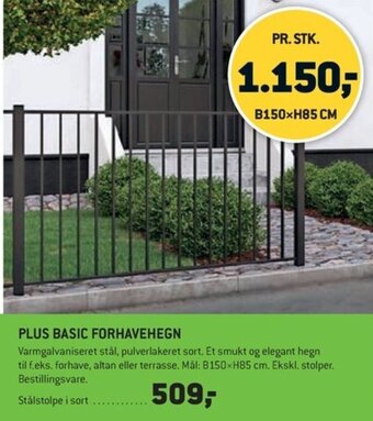 XL-BYG PLUS BASIC FORHAVEHEGN tilbud