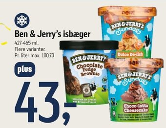 Føtex Ben & Jerry's isbæger tilbud