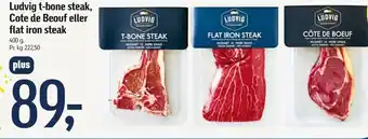 Føtex Ludvig t-bone steak, Cote de Beouf eller flat iron steak tilbud