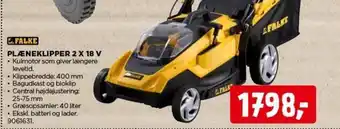 jem & fix FALKE PLÆNEKLIPPER 2 X 18 V tilbud