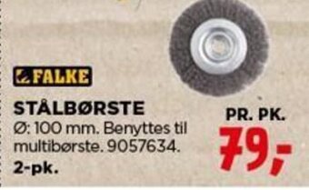 jem & fix FALKE STÅLBØRSTE tilbud