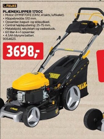 jem & fix FALKE PLÆNEKLIPPER 173CC tilbud