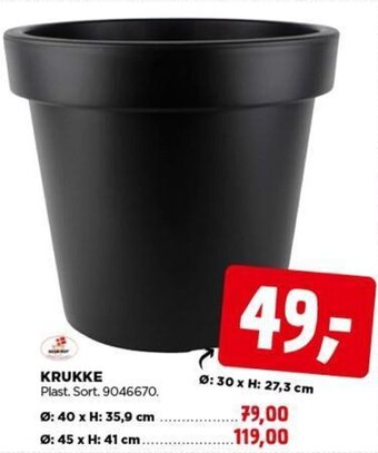 jem & fix KRUKKE Ø: 30 x H: 27.3 cm. tilbud