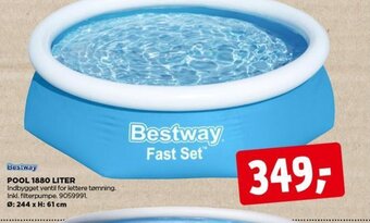 jem & fix Bestway POOL 1880 LITER tilbud