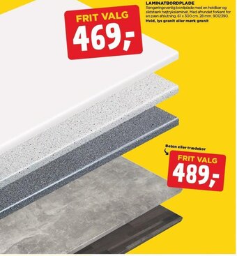 jem & fix LAMINATBORDPLADE tilbud
